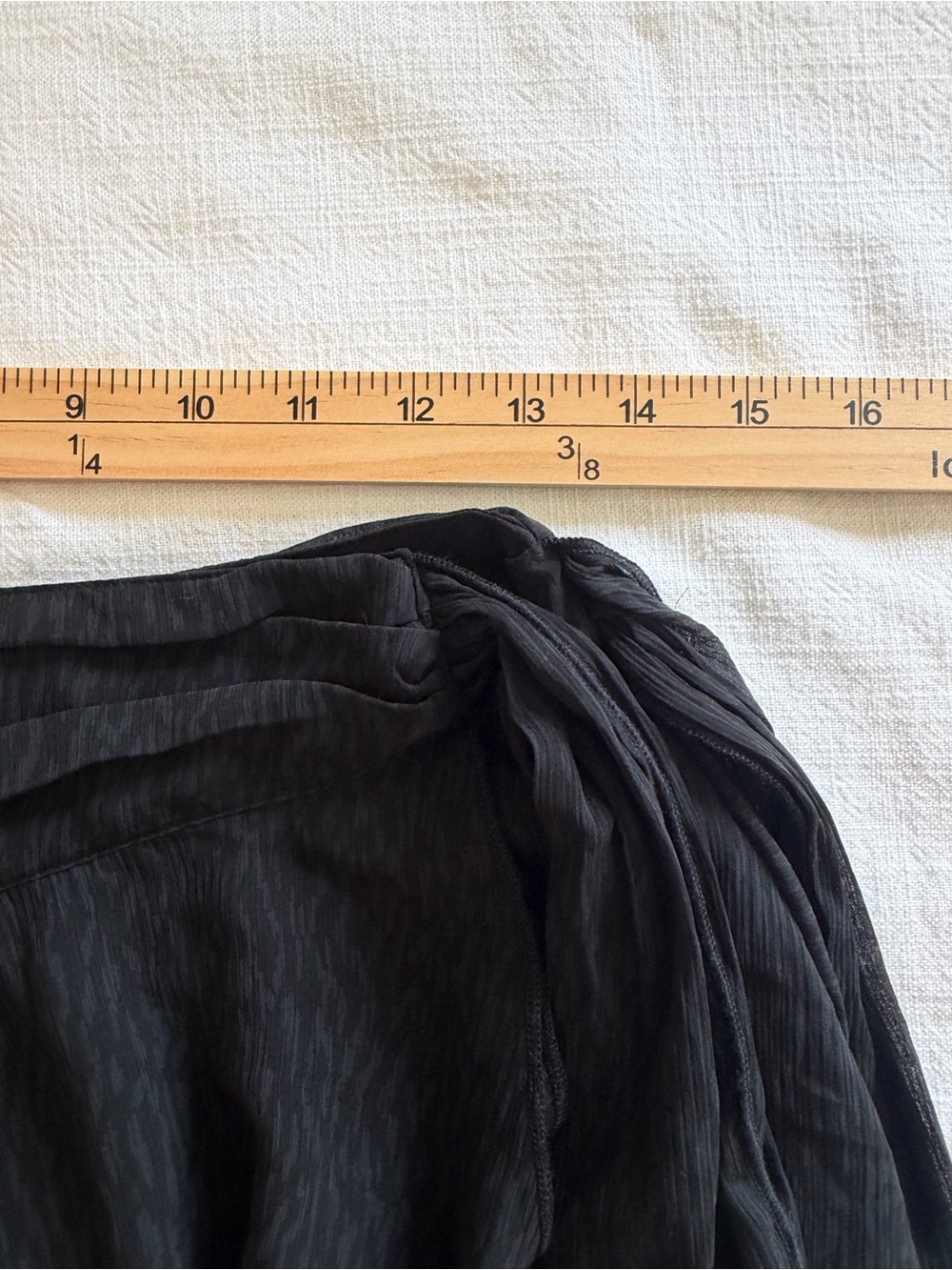 Aerie Black Chiffon Wrap Skirt - Picture 10 of 11